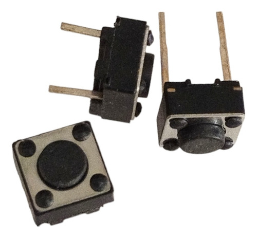 Sw831 Micro Pulsador Switch 2 Pines 6x6x4.3mm (25 Unidades)