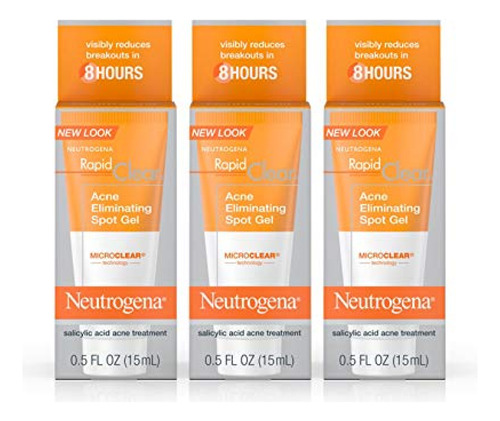 Geles Limpieza Facial Neutrogena Rapid Clear Gel Para Elimin