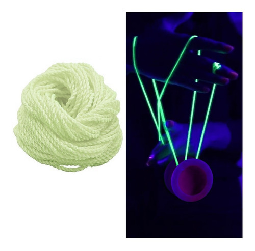 X2 Cuerdas Yoyo 105cm Fosforescentes Profesional Cinta Hilo