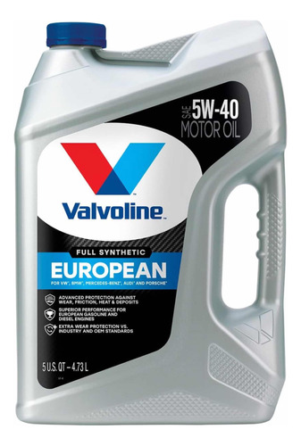Aceite Valvoline Advance 5w-40 Sintético 5qt/4,73l/1,25gal