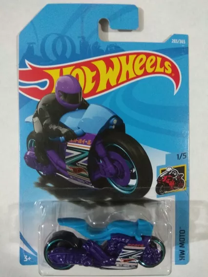 Hot Wheels Street Stealth Moto 1/5 Azul Mu5