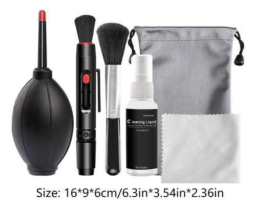 Kit De Limpieza 6 En 1 Para Cámaras Y Lentes Dslr