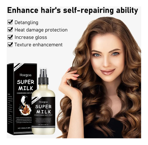 Prebase Acondicionadora Super Milk Lush, Para Todo Tipo De C