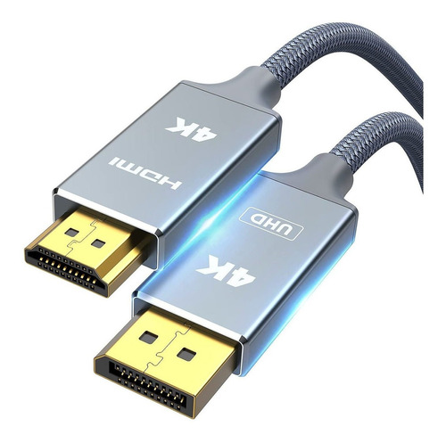 Capshi Cable Displayport A Hdmi, [4k Uhd] Cable Unidireccion