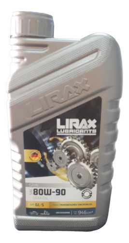 Aceite Transmision Sincronica Lirax 80w90 Importado