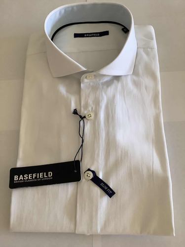 Camisa Entallada Hombre Talle L Basefield