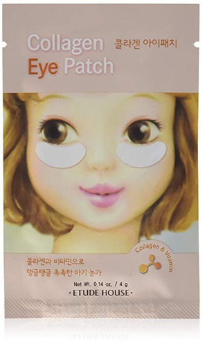 Etude House Eye Patch Colágeno, 0,14 Oz. 10 Paquetes