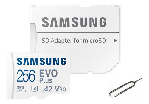 Samsung Micro Sd 256 Gb Evoplus Uhs-i U3 100 Mb/s 4k