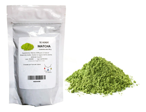 Te Verde Matcha Genuino Y 100% Puro Sin Azucar 100g