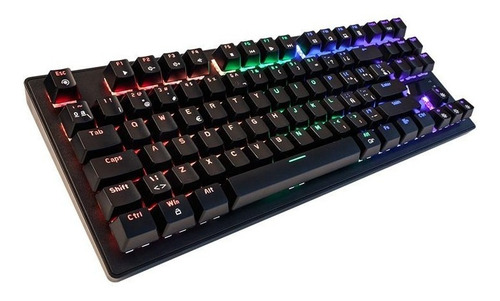 Teclado Mecánico Gamer Retroiluminado Noga Ganon Xs Blue Mx