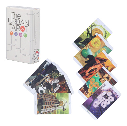 The Urban Tarot Cards, 78 Barajas, Papel De Arte, Suave, Adi
