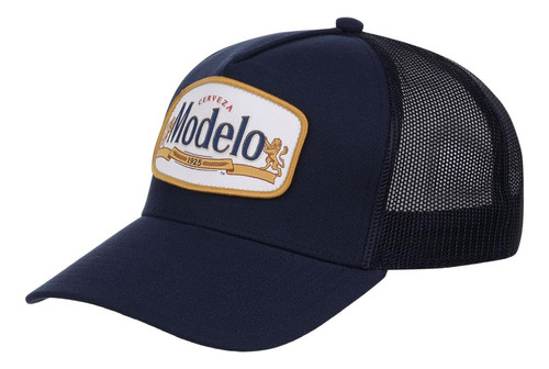 Modelo Gorra Ajustable De Camionero De Cerveza, Marino