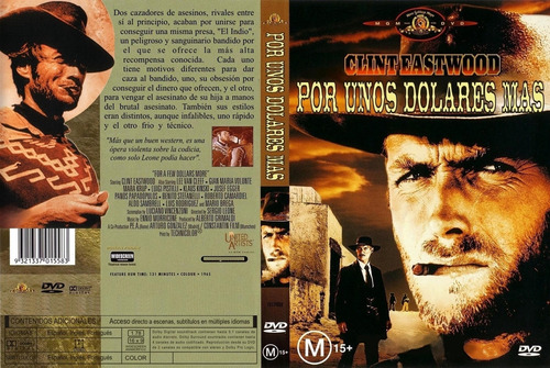 Por Unos Dolares Mas - Clint Eastwood - Dvd