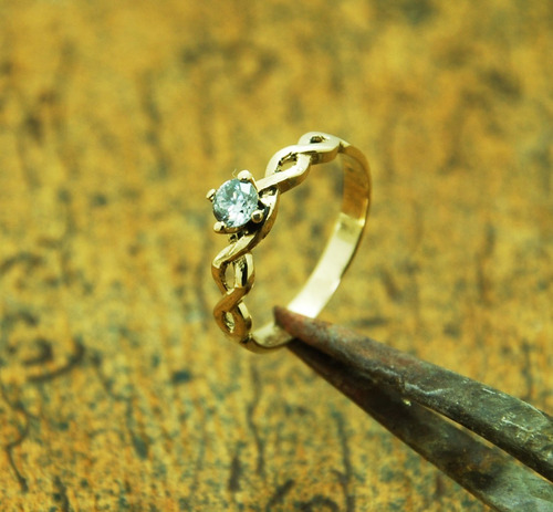 Anillo De Oro 14 Kilates Amor Infinito 2