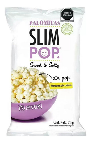 Slim Pop Palomitas Surtidas 24 Pzas