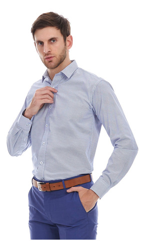 Camisa Hombre Slim Fit Moda Formal Vittorio Forti