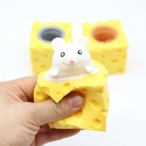 Juguete Para Exprimir La Ansiedad, Aplastar Queso Y Ratón, A