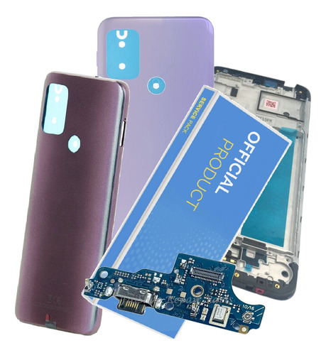 Carcaça Para Moto G30 Xt2129 Aro Tampa Botões + Placa Carga!