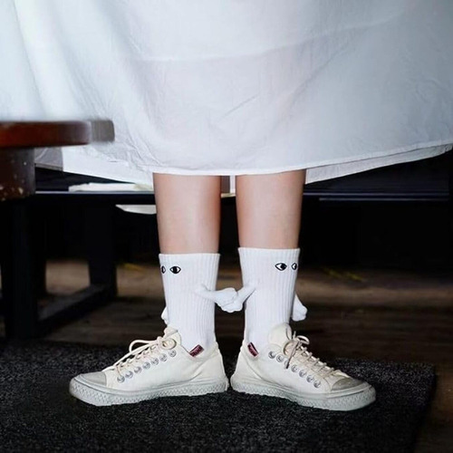 D 2 Pares Calcetines Con Imán,calcetines Con Manitas Y Ojos