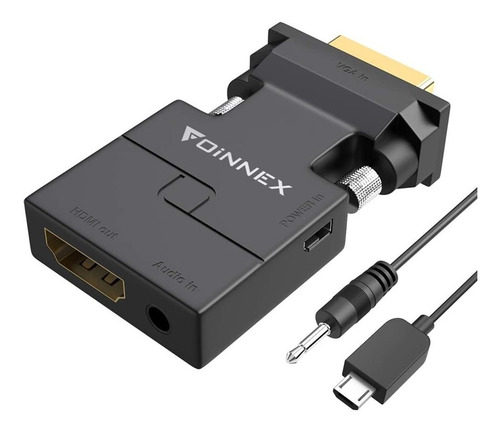 Adaptador Vga A Hdmi Con Audio. 15cm Tienda. Garantia. Envio
