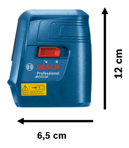 Nível Laser De Linhas 15 M Com Linha Lateral Nívelox Bosch