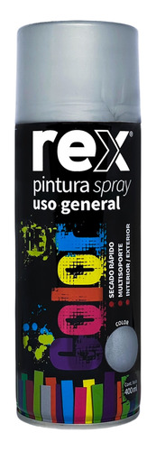 Pintura Spray General Color Aluminio 400 Ml Rex 60001