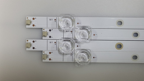 Kit 4 Tiras De 10 Leds Hisense 55r6000fm 55h6f 55r7f Nuevos