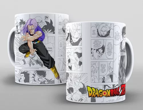 Caneca Manga Dragon Ball Trunks Do Futuro