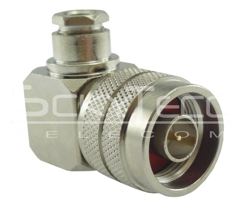 Conector N 50ohms Macho Angular Prensa Cabo Rg/rgc-58 Cm-27