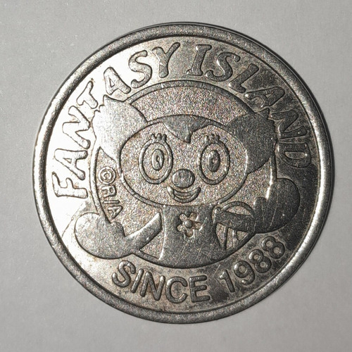 Fantasy Island 1988 Moneda Japonesa