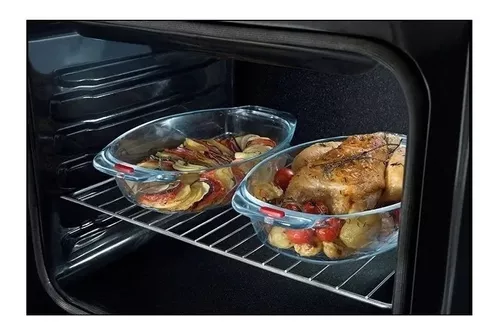 FUENTE PARA HORNO CON TAPA DE CRISTAL, LT1156