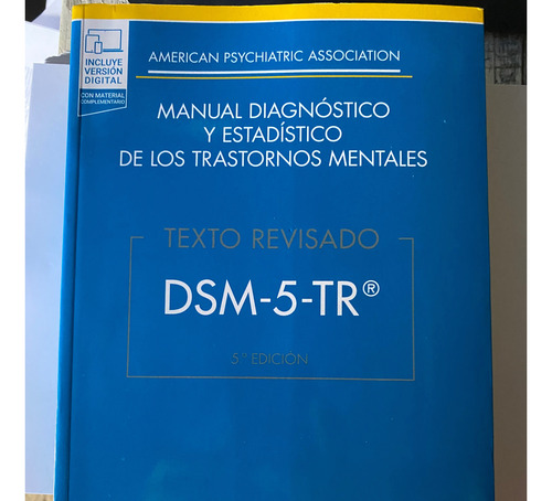 Dsm-5-tr. Manual Diagnóstico Y Estadístico 2023