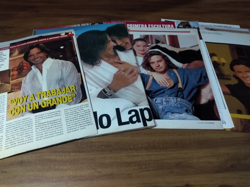 Osvaldo Laport * Lote 100 Paginas Revistas Clippings