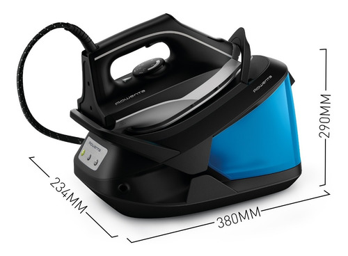 Imagen 4 de 5 de Plancha Generador De Vapor Rowenta Compact Steam Pro Azul