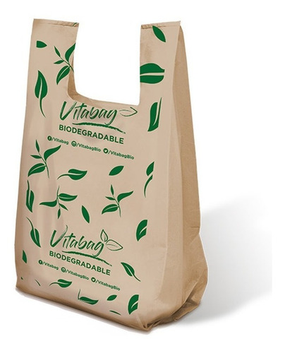 Imagen 1 de 4 de 1 Kilo De Bolsa Camiseta De Poliseda Biodegradable Genérica
