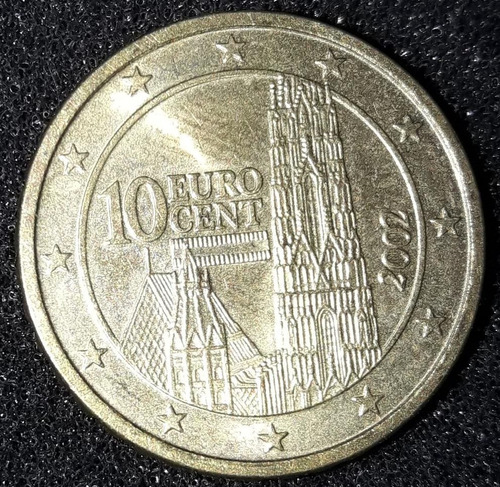 Imagem 1 de 2 de Moeda 10 Cêntimos De Euro Ano 2002 Austria