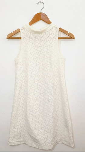Vestido Blanco Zara Talla Xs