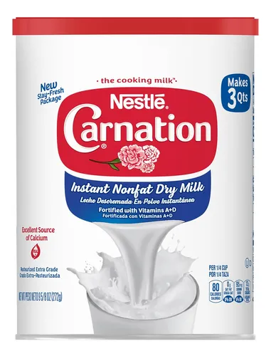 Leche En Polvo Desnatada Carnation 6 Cts - Sabor Y Nutrición