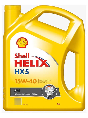 Aceite Shell Helix Hx5 15w40 Mineral 4l