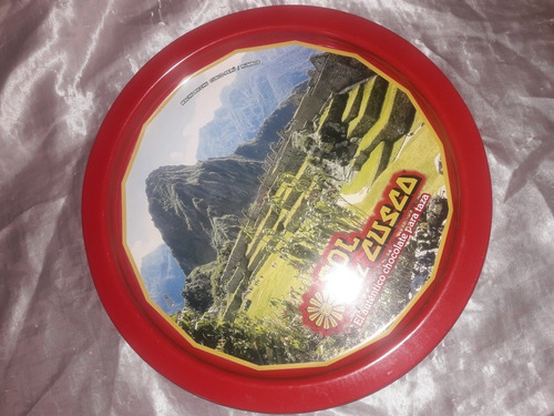 Fuente Bandeja Sol Del Cusco Más 6 Posavasos Vintage (Usado)