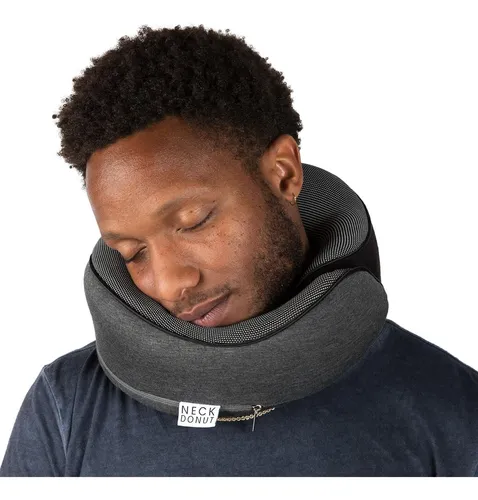 Almohada De Cuello Almohada Donut Espuma De Memoria Gris