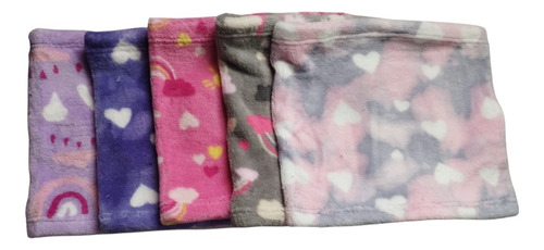 X6 Cuellos Polar Soft Niñas Abrigo - Invierno Por Mayor Surtidos