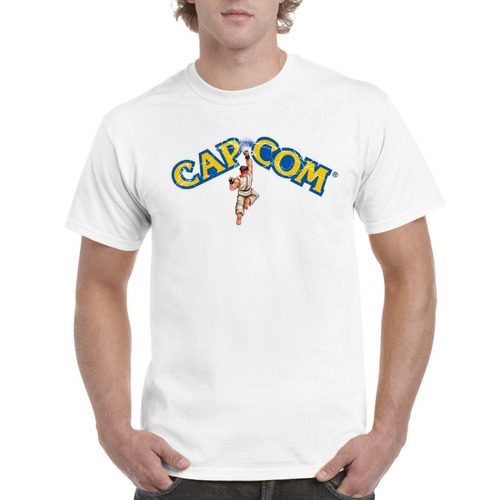  Camisa De Hombre Capcom Comic