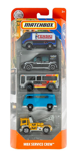 Matchbox Mbx Service Crew 5-pack