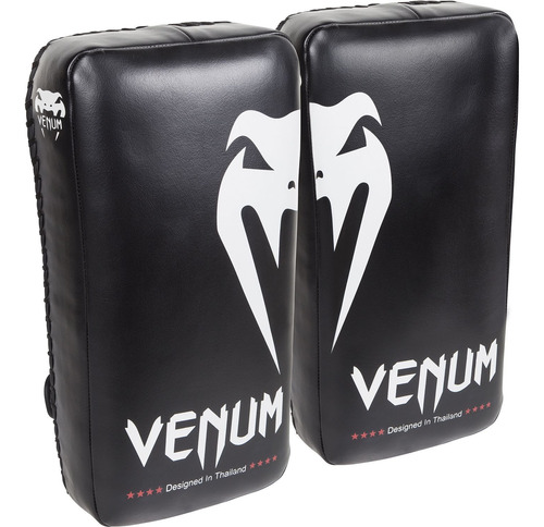 Venum Giant Kick Pads Patada Black Mma Muay Thai