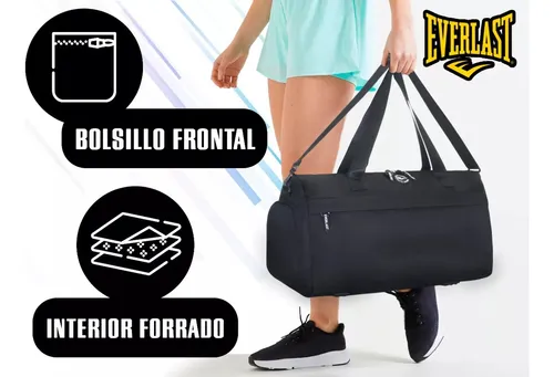 Bolso Deportivo Everlast Original Urbano Grande Bolsillo Gimnasio