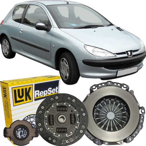 Imagem 7 de 10 de Kit De Embreagem Original Luk Peugeot 206 1.4 2004 2005 2006