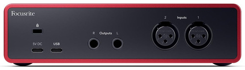 Interfaz De Audio Focusrite Scarlett 2i2 4ª Generación, 2 En