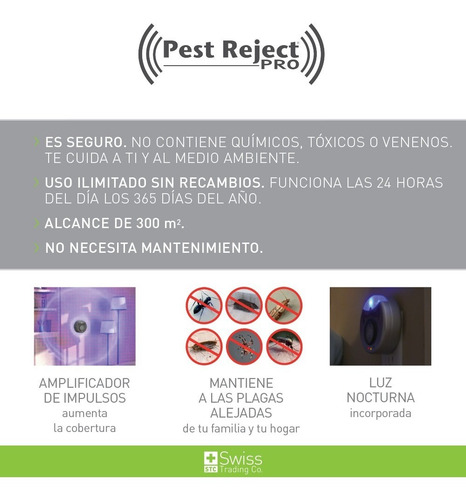Repelente Plagas Pest Reject Pro