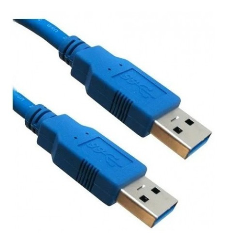 Imagen 1 de 3 de Cable Usb Tipo A Macho/macho Para Transmisión De Datos Imexx
